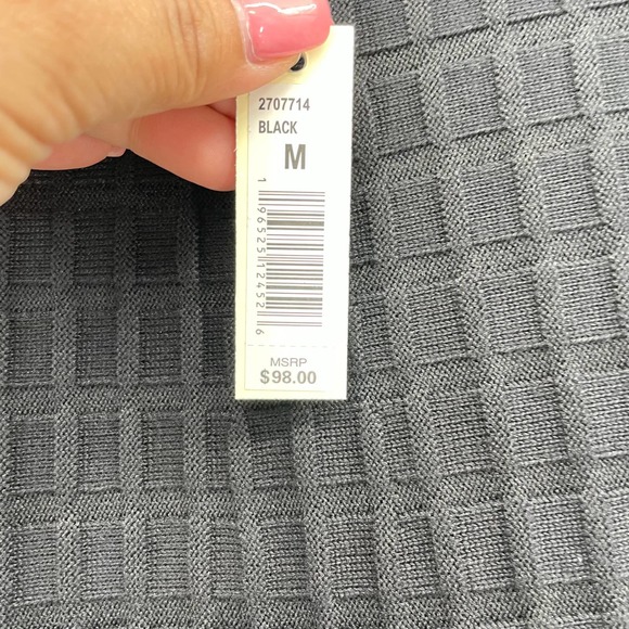 Max Studio Women Black Textured Sweater Skirt - Picture 6 of 8